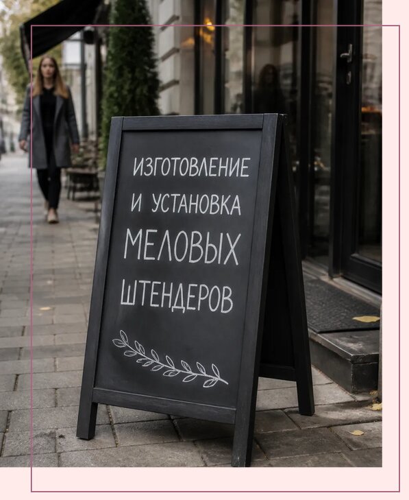Меловые штендеры в Глазове по цене от 6632 р. | Аванза-Глз